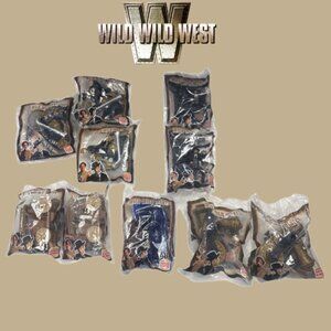 1999 Burger King Wild Wild West Happy Meal Toys Wil Smith